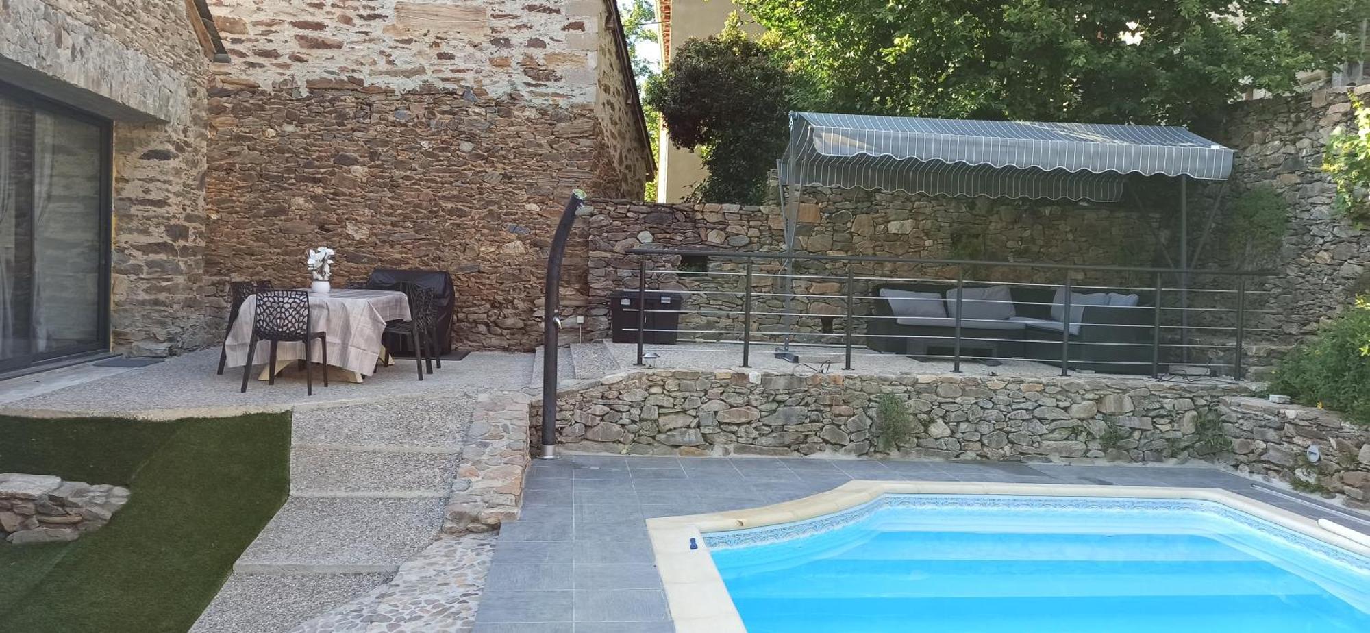 Gite L'0Livier Avec Piscine En Aveyron Villa Saint-Just-sur-Viaur Buitenkant foto