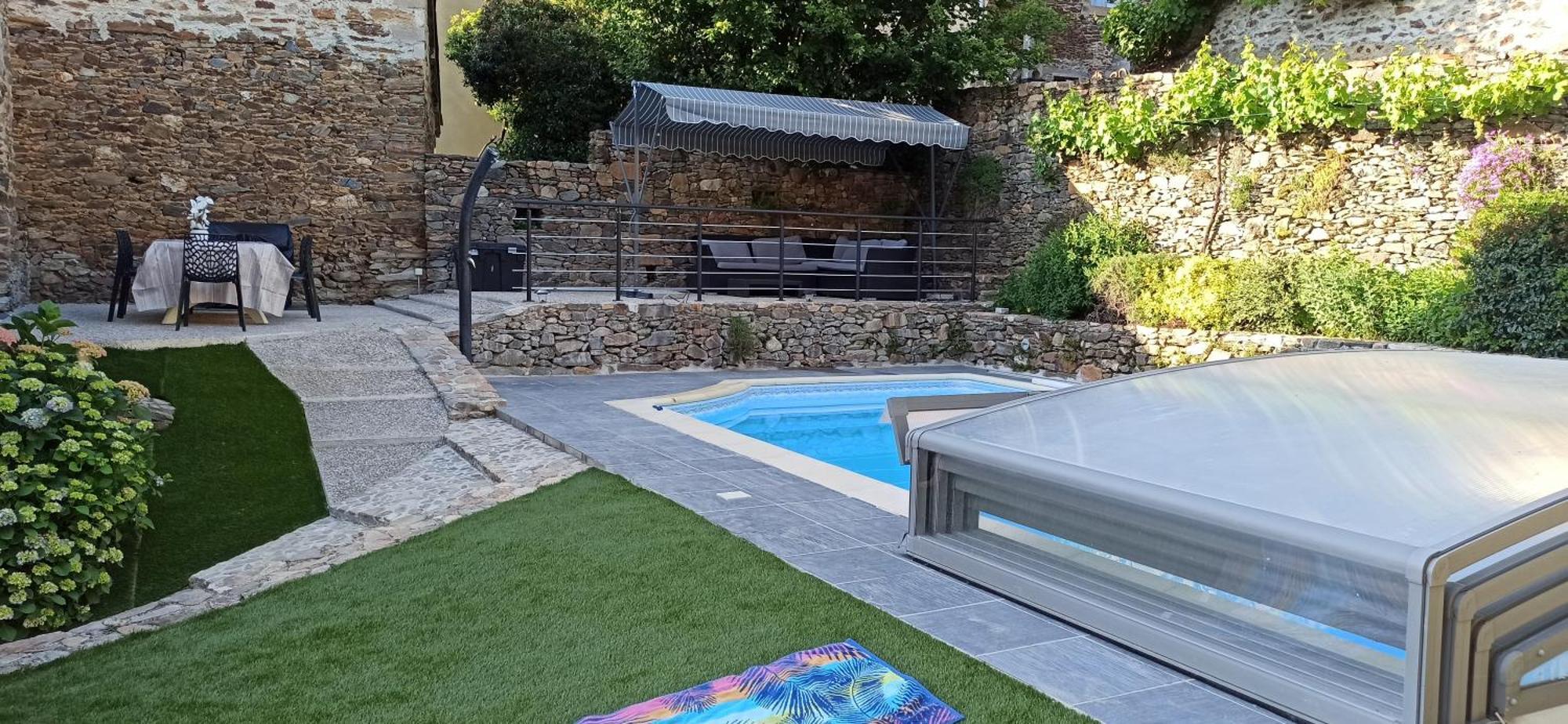 Gite L'0Livier Avec Piscine En Aveyron Villa Saint-Just-sur-Viaur Buitenkant foto